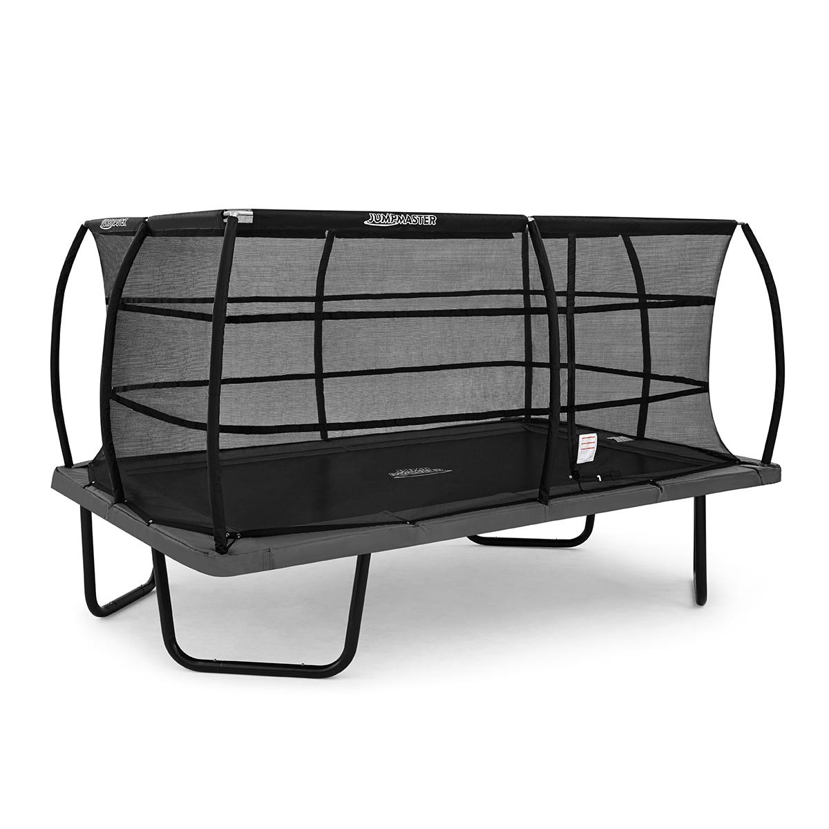 Jumpmaster Premium Rektangulær 4,57 x 3,05 m hagetrampoline med sikkerhetsnett