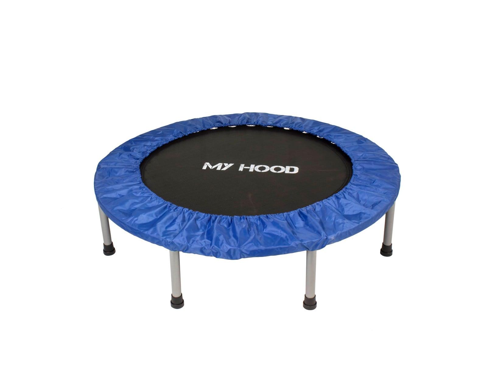 My Hood Fitness Trampoline 96 cm – liten brettbar rebounder med fjæroppheng for trang plass