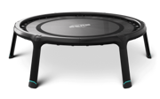 BERG Fitness Trampoline 110 Black – sort rebounder med bungee-oppheng og håndtak