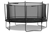 North Legend oval hagetrampoline med sikkerhetsnett – Best i Test