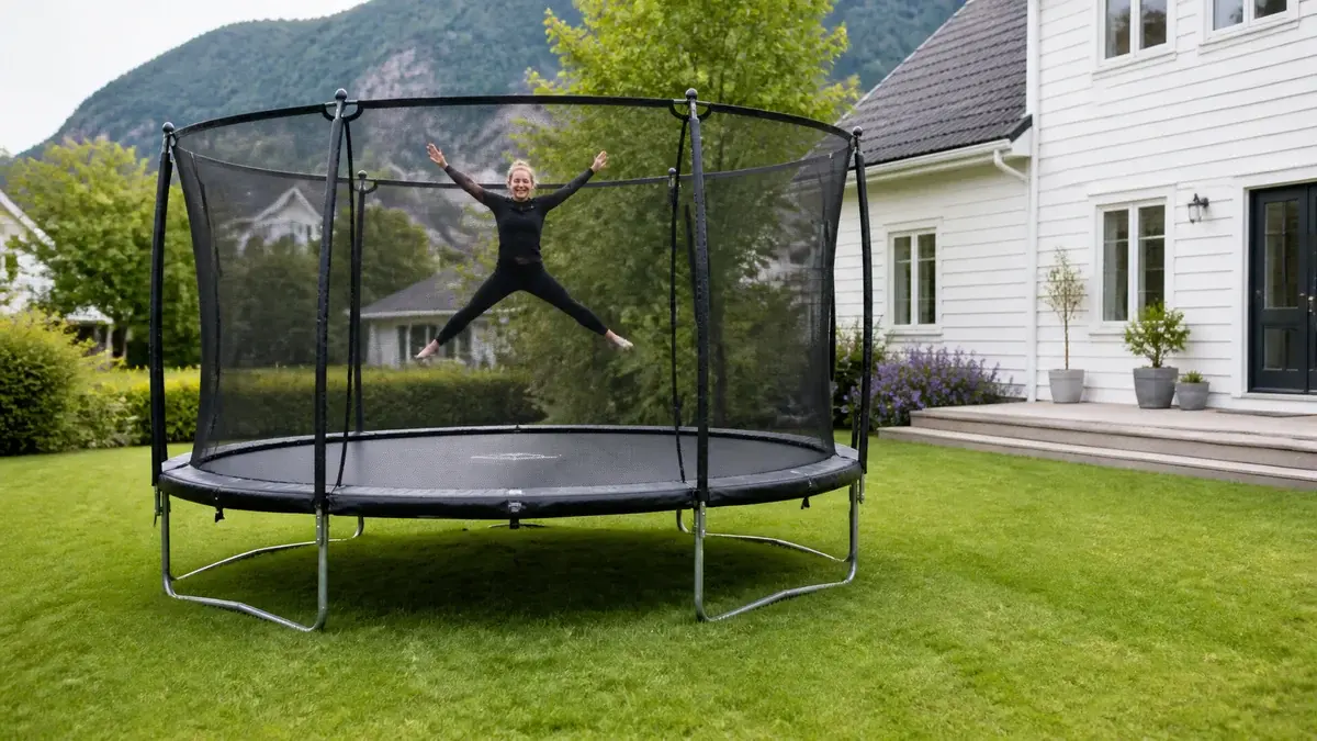 Trampoline 4 meter 2026 – de beste modellene for familien